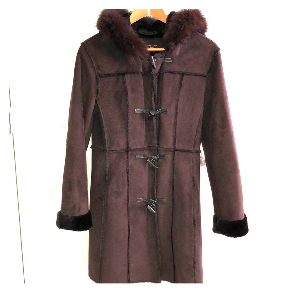 Marc New York chocolate coat. Like New.